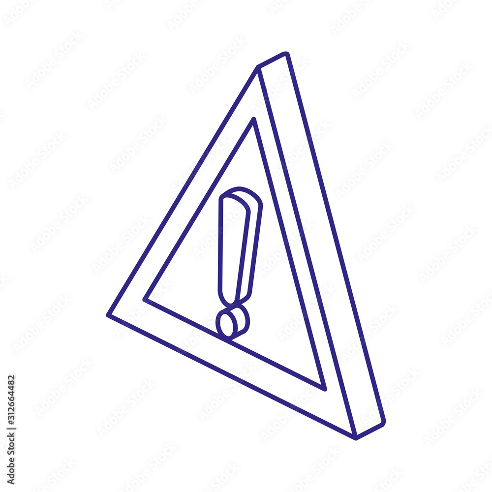 Poster alarm sign of security system vector design