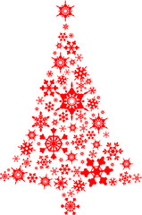 christmas tree snowflakes