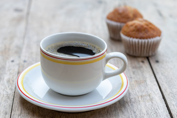 Coffee with Banana Cake