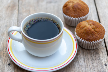 Coffee with Banana Cake