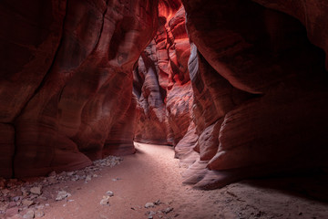 Buckskin Gulch Slot Canyon at Wire Pass Trail in Kanab, Utah