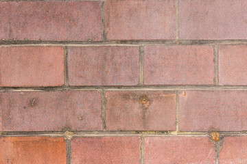 old red brick wall background