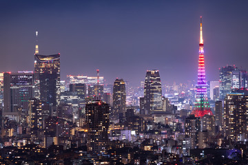 美しい東京の夜景