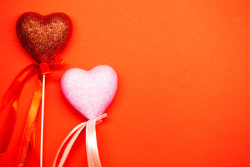 Valentines day background. Empty place for copy space for text