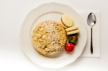 Cookie and sweets. Seen from above