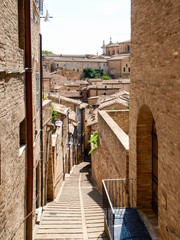 City center of the medieval city