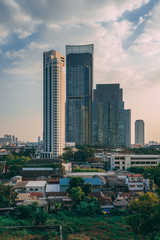 Fototapeta na wymiar Cityscape view in Bangkok, Thailand