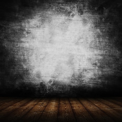 empty interior room with grunge wall