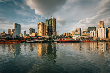 The Pasig River, in Manila, The Philippines