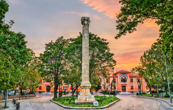 Julian Column in Ankara, Turkey