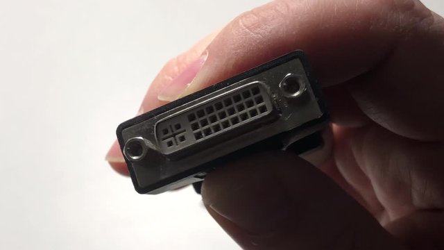 Converter dvi vga hand