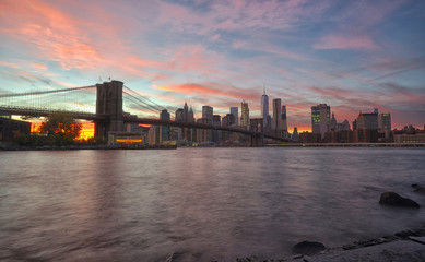 Obraz na płótnie Canvas Brooklyn Bridge New York