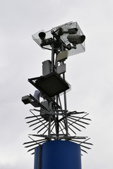 CCTV Installation on Steel Tower 