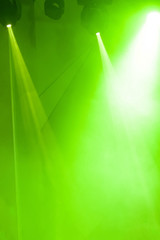 Stage lights. Bright soffits. Concert light