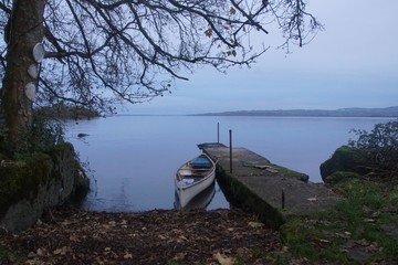 Canoe and Lake Lough Derg 