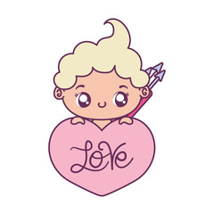 Baby cupid cartoon vector design