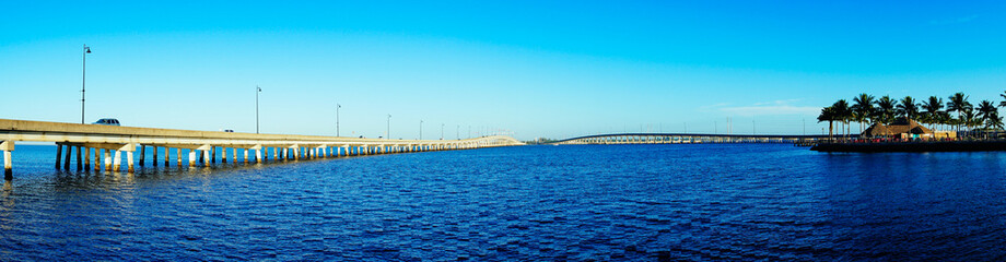 the peace river at Punta Gorda and Port Charlotte