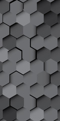Abstract hexagons background. Modern screen vector design for mobile app