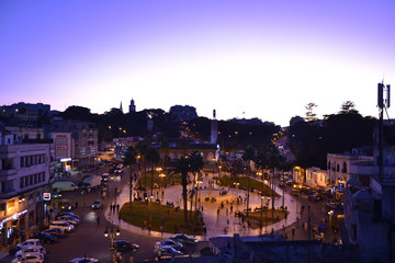 Views of the medina of the Moroccan city of Tangier