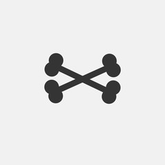 bones icon vector for web and graphic design