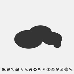 cloud icon vector for web and graphic design
