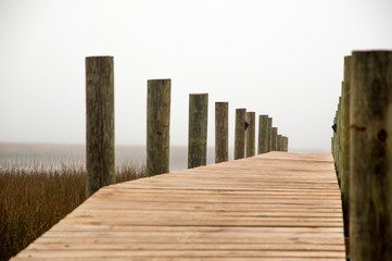 Bayside Dock in Fog