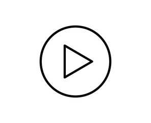 Play line icon