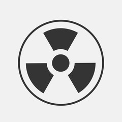 radiation icon vector for web and graphic design