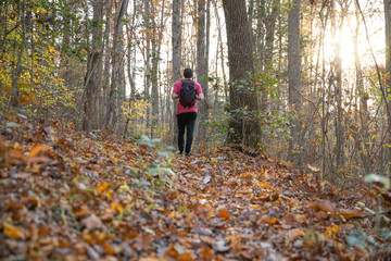 Fototapeta premium Fall Hiking