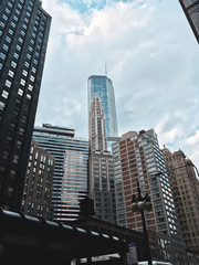 skyscrapers in the chicago