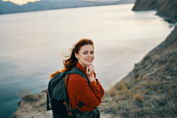 woman on the beach