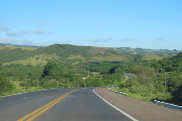 road in mountains