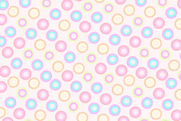 Abwaschbare Fototapete Babyzimmer Polka Dots Hintergrund
