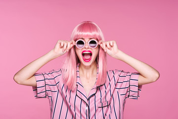 portrait of young woman in glasses