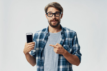 young man with tablet