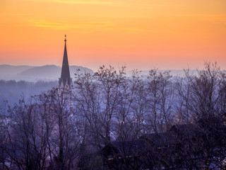 Steeple Dusk