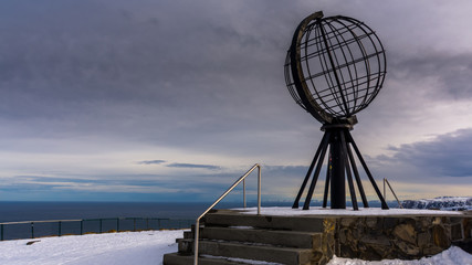 the globe that marks Europe's norther point