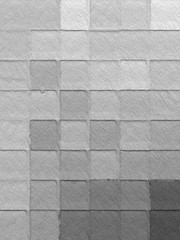 Obraz premium Geometric black and white pattern background. Background texture wall and have copy space for text. Picture for creative wallpaper or design art work.