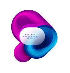 Vector abstract geometric bubble banner created with round shapes. Trendy simple button. Illustration For Wallpaper, Banner, Background, Card, Book Illustration, landing page