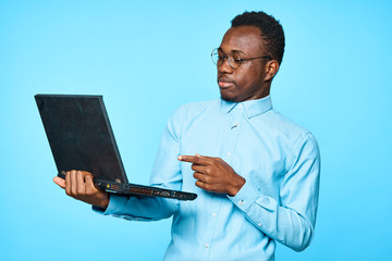 doctor working on laptop