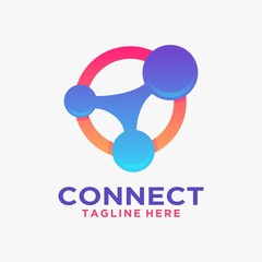 Connect tech logo design