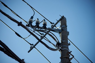 981 Telegraph Sky Pole Communication Wall Murals Canvas Prints Stickers Wallsheaven