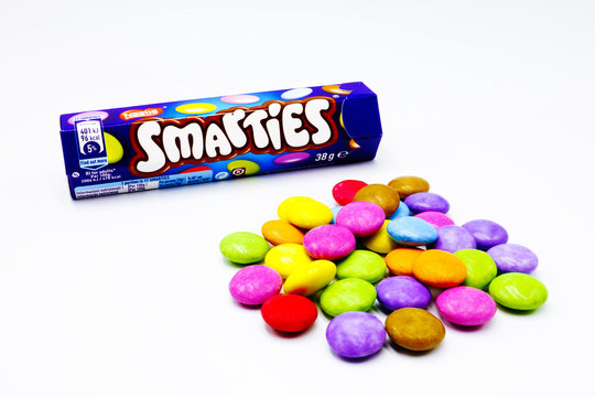 SMARTIES, Coloured Chocolate Confectionery produced by Nestlé