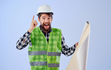 construction worker with hammer