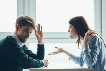 business people shaking hands finishing up meeting