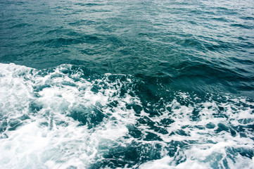 Fototapeta premium The beautiful sea and the beautiful mountains, the area for tourists to visit the beauty