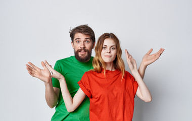 happy couple with thumbs up