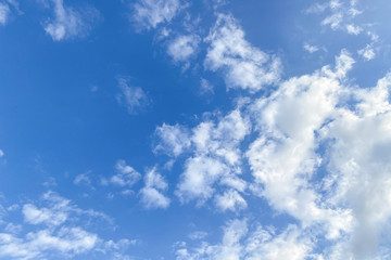 Blue sky with cloud