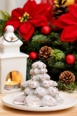 Gingerbread christmas tree
