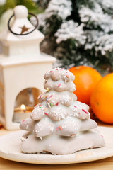 Gingerbread christmas tree